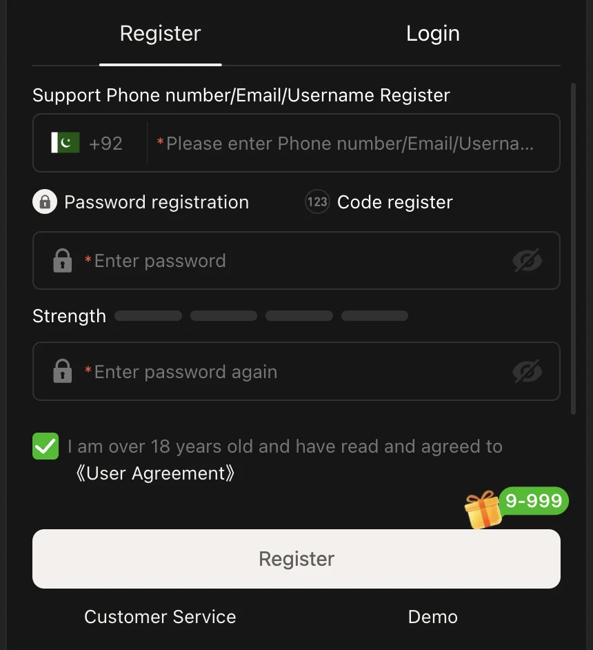 99pkr register